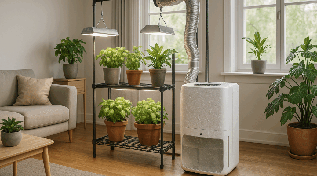 extraction humidité pour culture indoor dans un petit appartement